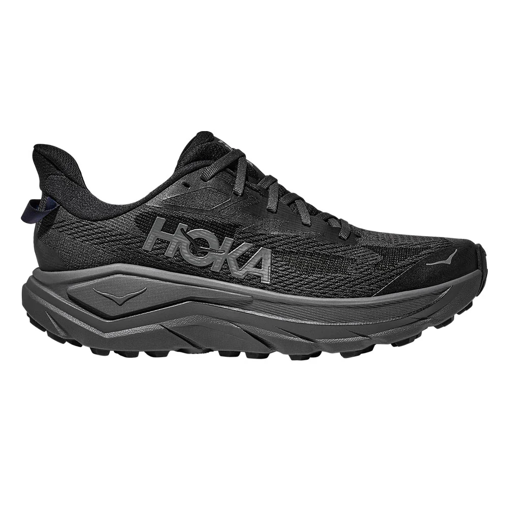 HOKA Challenger 8 Wide Men's Trail Running Shoes - Black - US 10