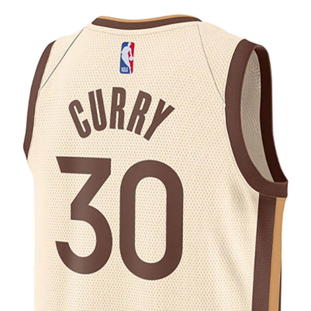 NIKE Men's Stephen Curry Golden State Warriors City Edition 2025/26 Basketball Jersey - White - 2XL (US SIZE)