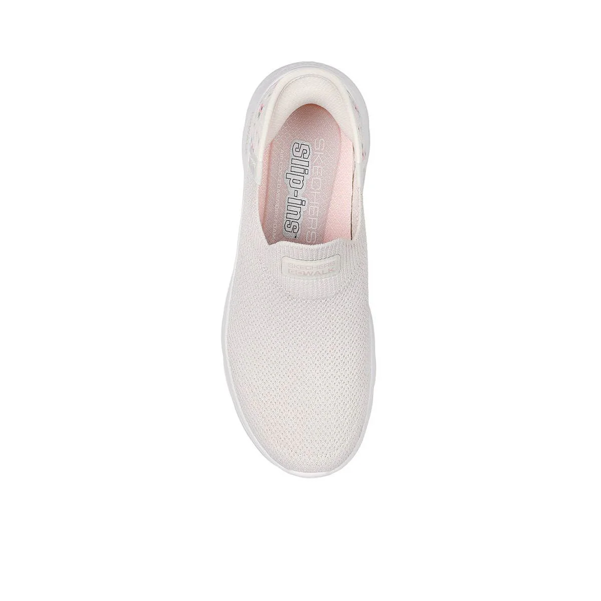 SKECHERS Hands Free Slip-ins® GO WALK® Flex - Sunset Rose Women's Training Shoes - Beige - US 10