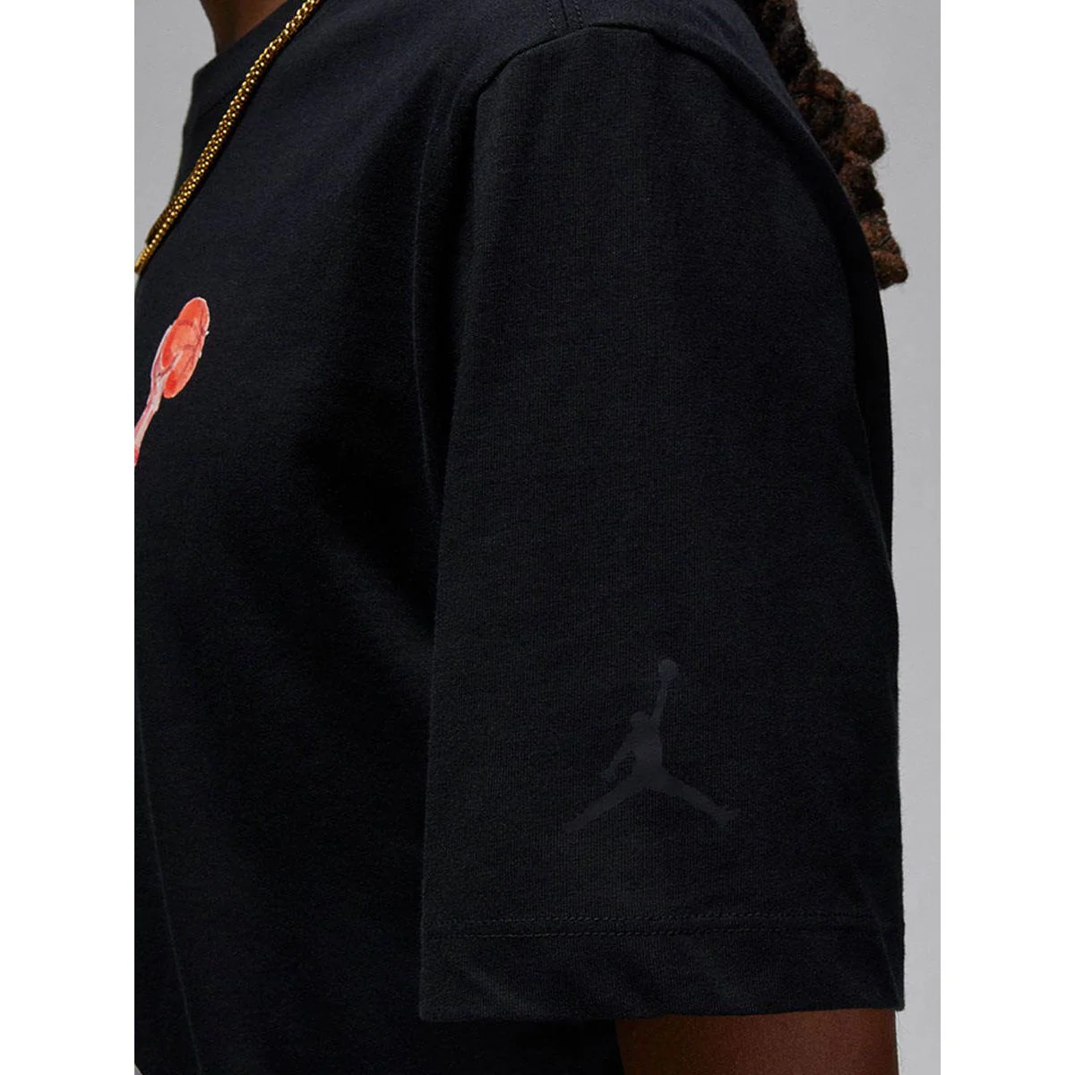 NIKE Jordan Brand Men's Basketball T-Shirt - Black - 2XL (US SIZE)