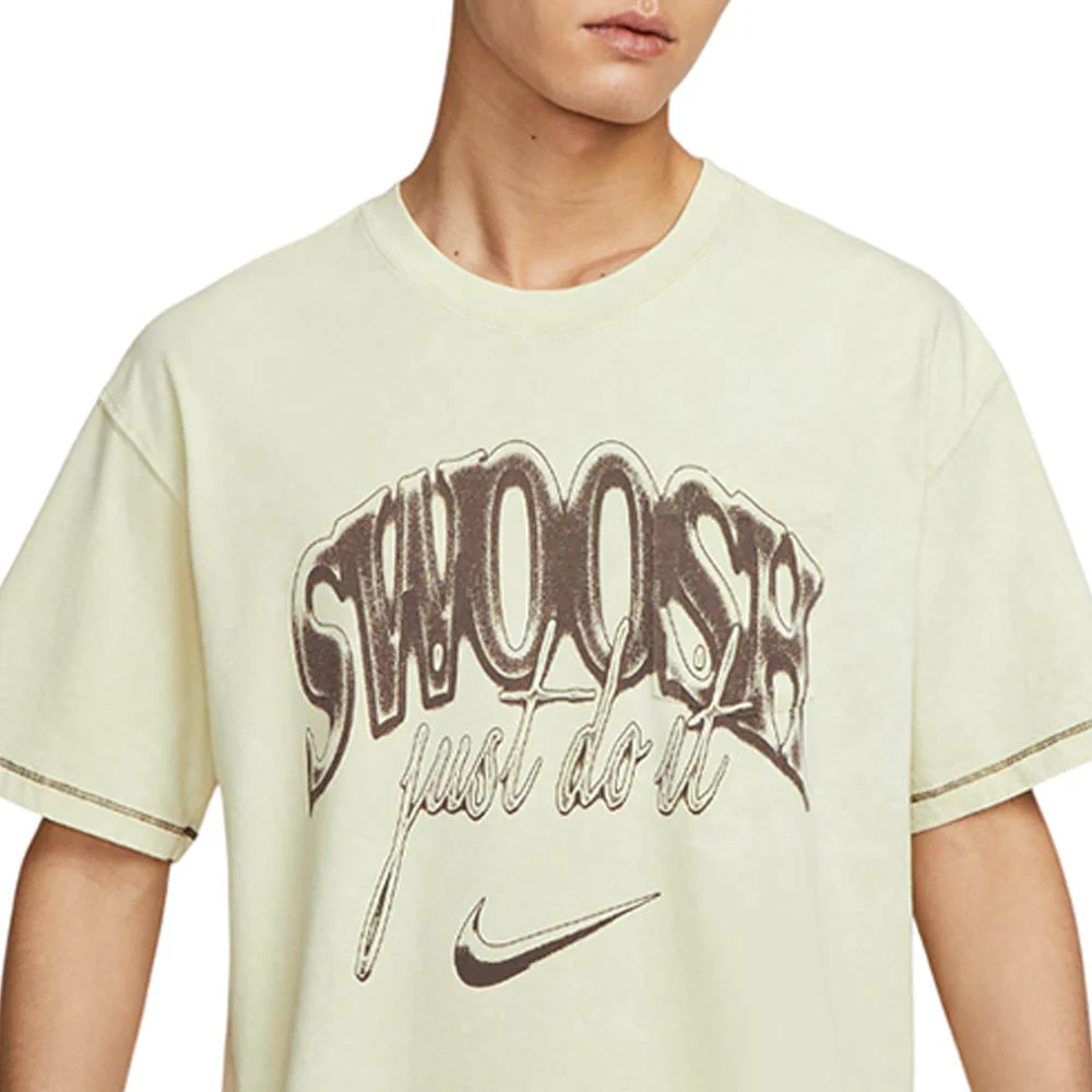 NIKE Sportswear Max90 Men's T-Shirt - Beige - L (US SIZE)