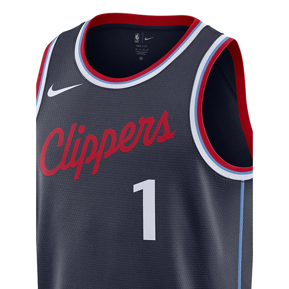 NIKE Men's James Harden LA Clippers Swingman Icon Edition 2024/25 Basketball Jersey - Navy - 2XL (US SIZE)