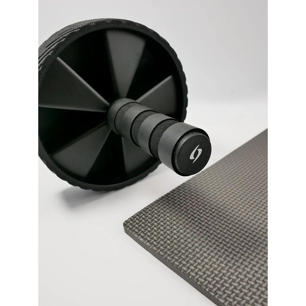 S SPORTS SSPQ224WHEEL1BK Ab Wheel - Black - ONE SIZE