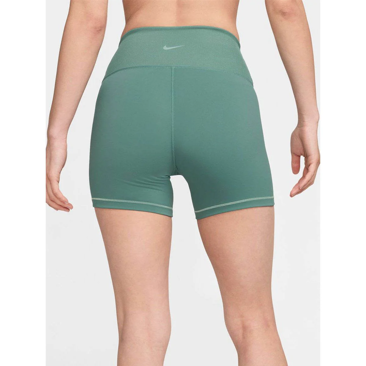 NIKE One Rib Women's Training Shorts - Green - L (ASIAN SIZE)