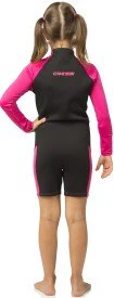 CRESSI Little Shark Shorty Wetsuit Black/Pink 2mm - Black - Y 11