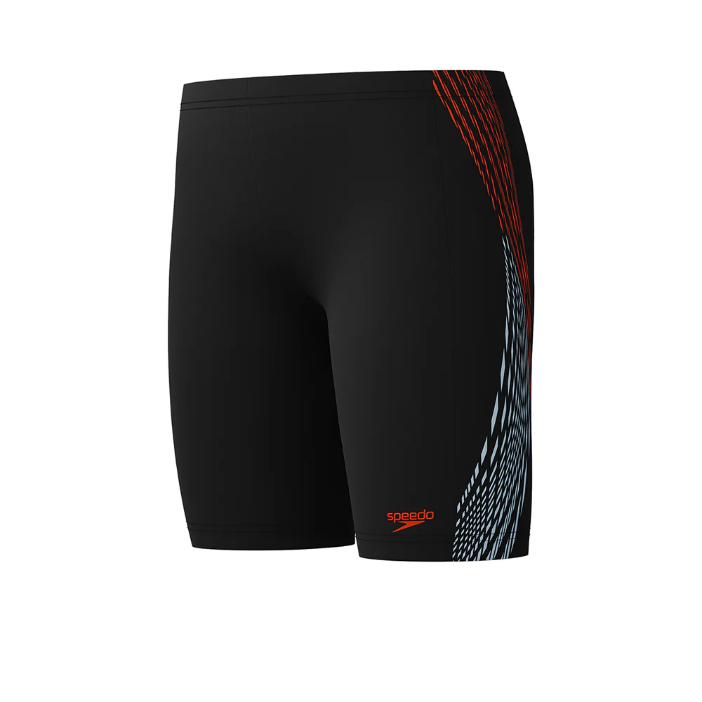 SPEEDO Tech Panel Jammer Boys Swim Shorts - Black - 11-12 YEARS