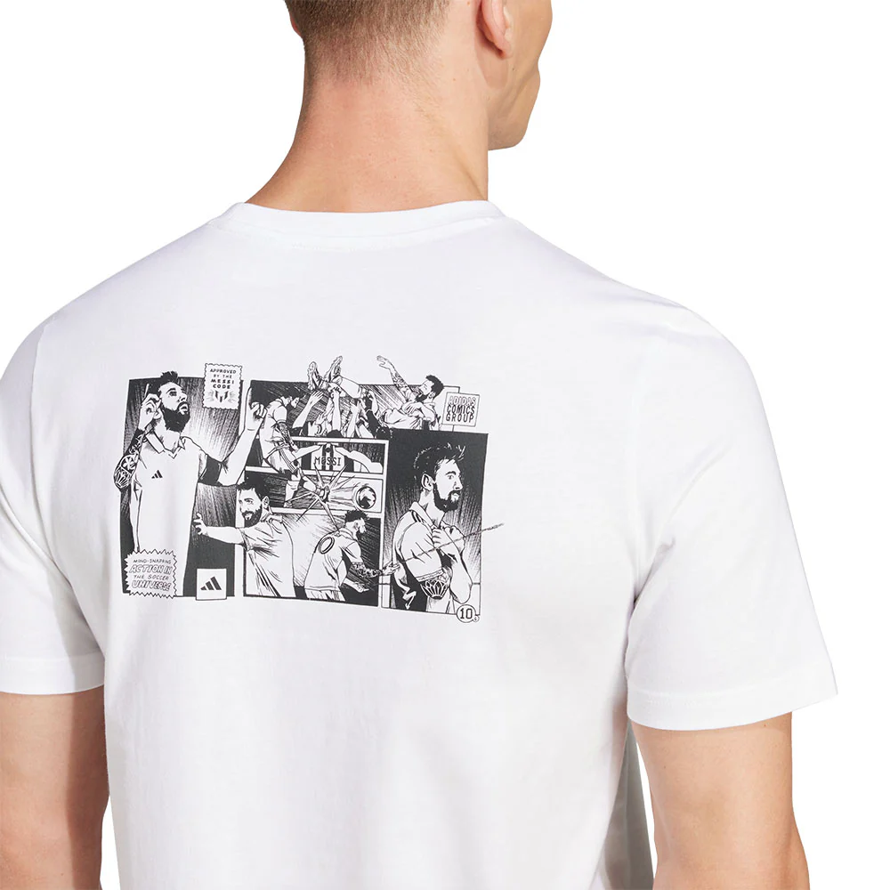 ADIDAS Messi Icon Graphic Men's Football T-Shirt