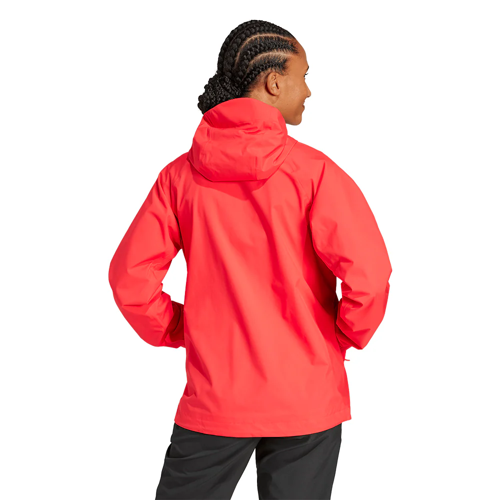 ADIDAS Terrex Multi 2L RAIN.RDY Women's Jacket - Red - 2XL (ASIAN SIZE)