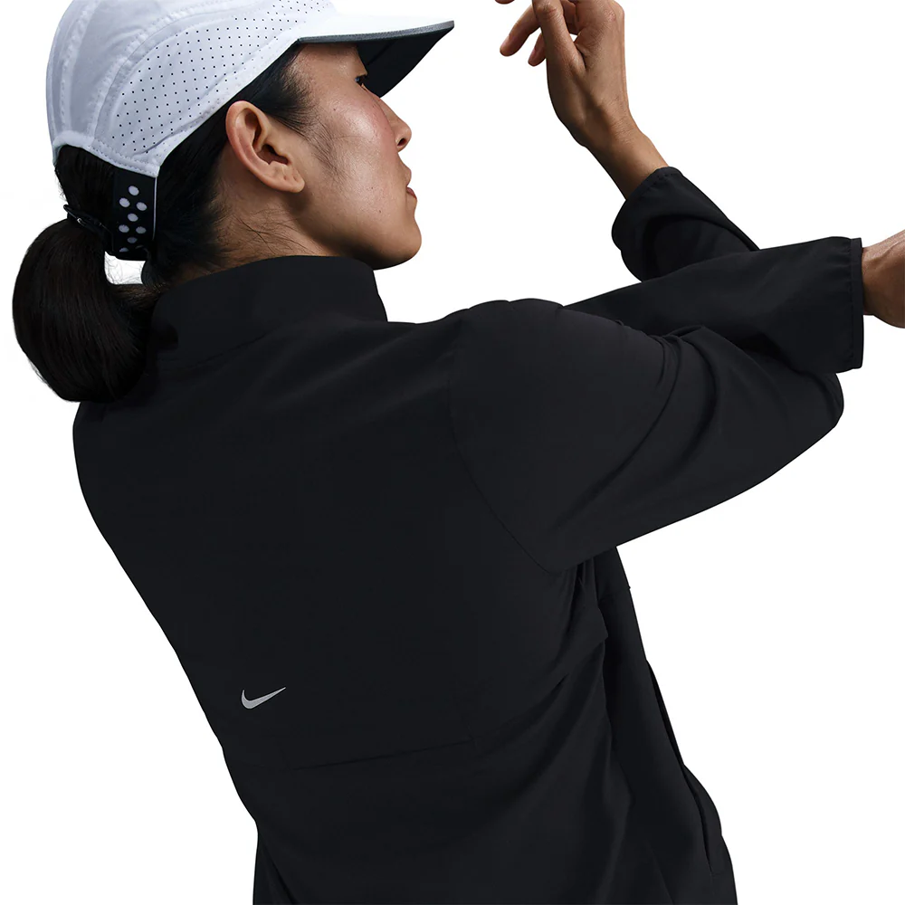 NIKE Swoosh Dri-FIT Women's Running Jacket - Black - L (US SIZE)