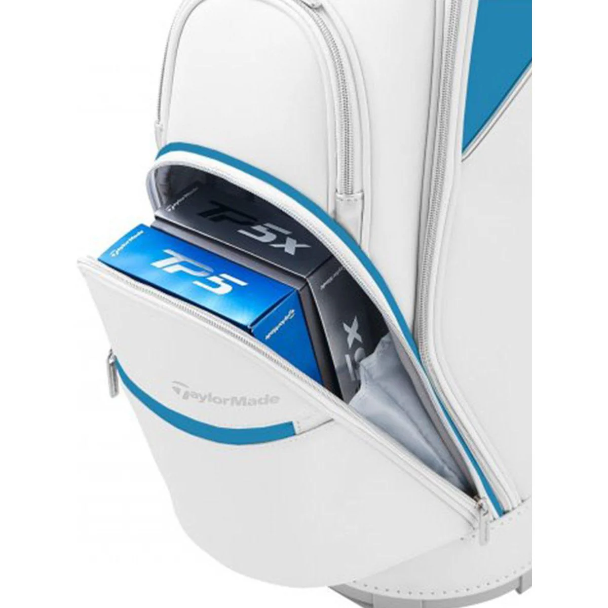 TAYLORMADE Metal T Golf Bag - White - S