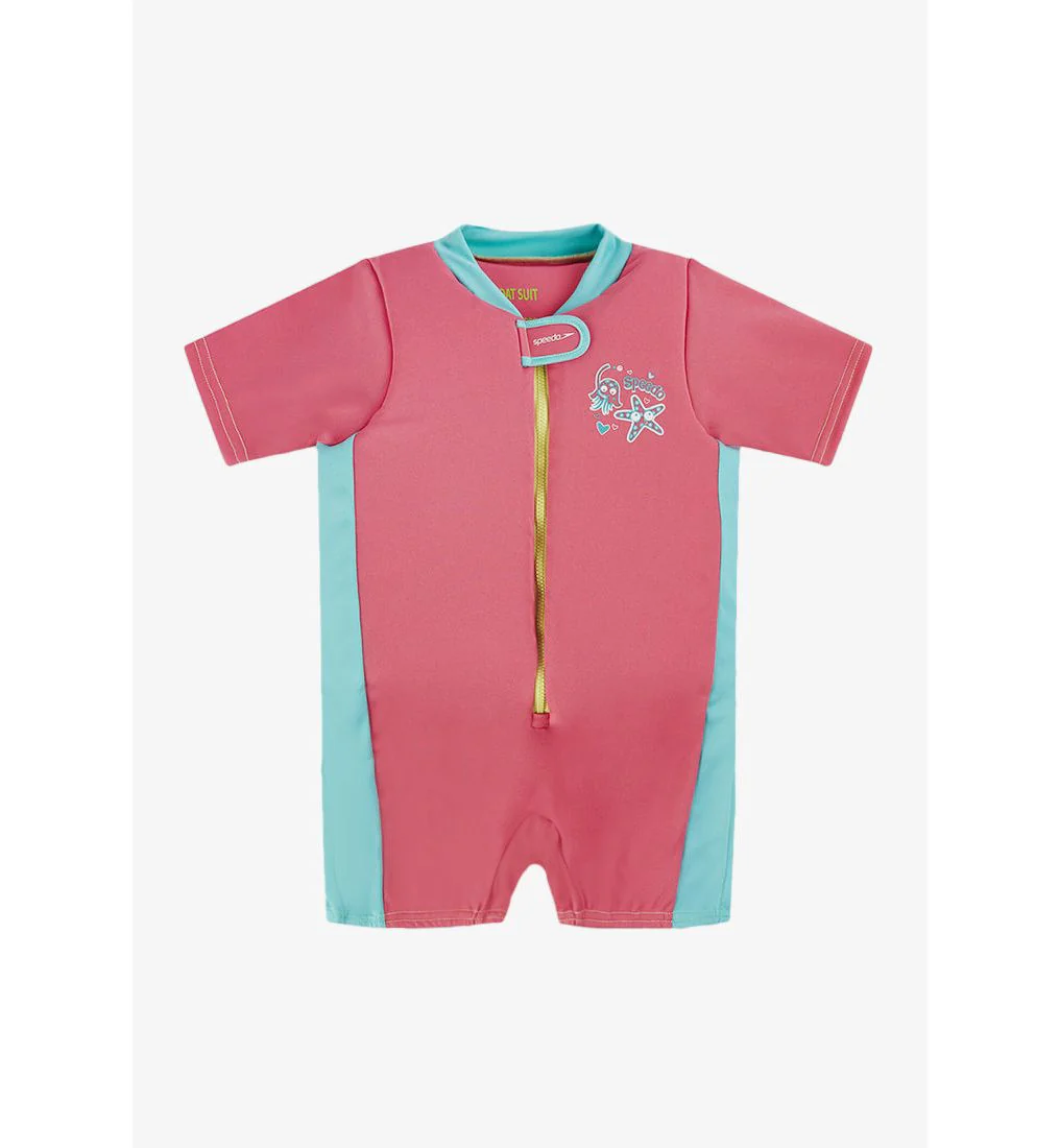 SPEEDO Sea Squad Float Suit Kids Swimsuit - Pink - 2-3 YEARS