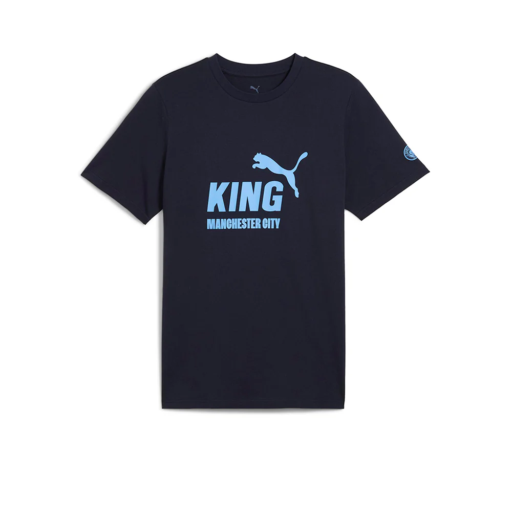 PUMA Manchester City FC 2025/26 King Men's Football T-Shirt - Blue - 2XL (UK SIZE)