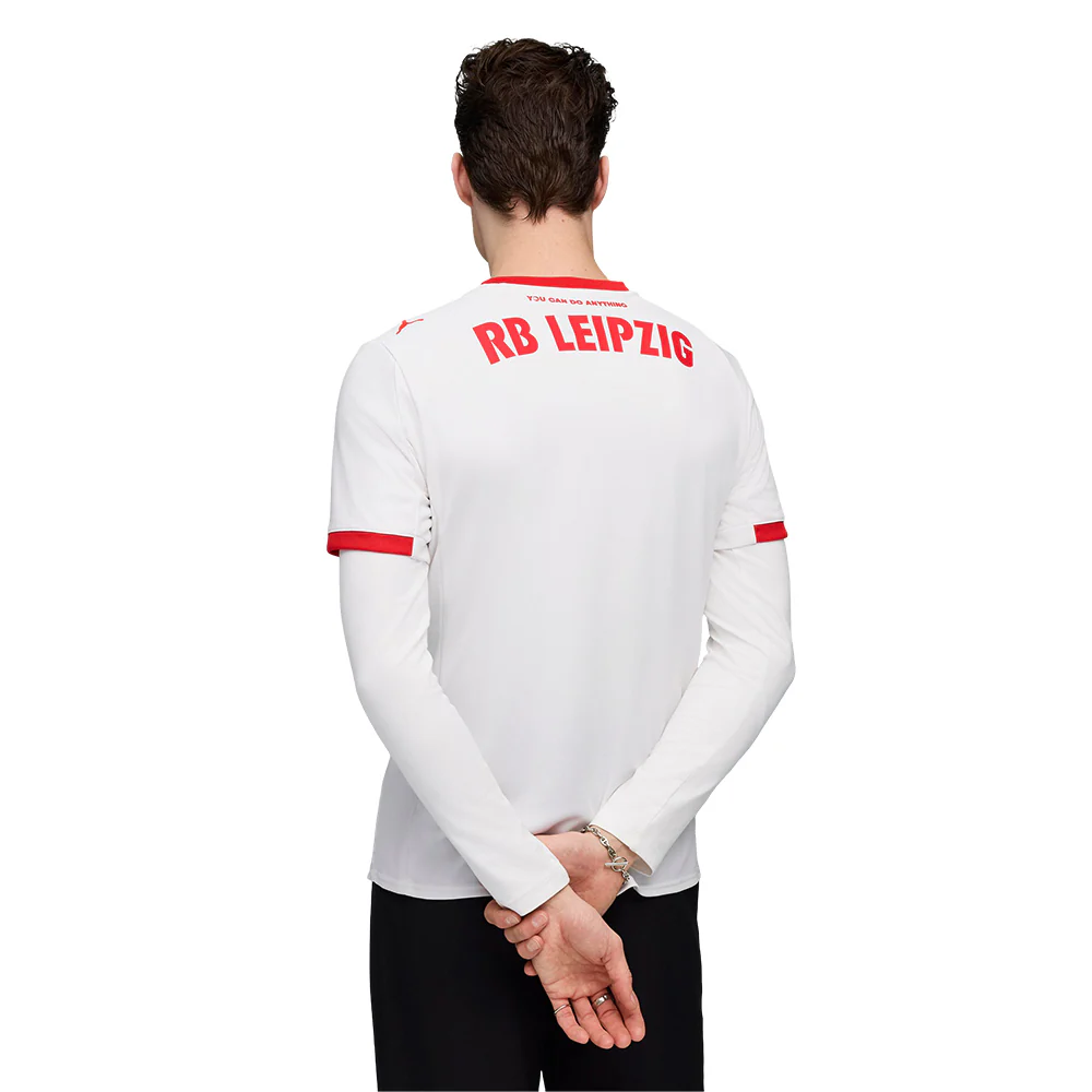PUMA Men's RB Leipzig Home 2025/26 Jersey - White - 2XL (US SIZE)