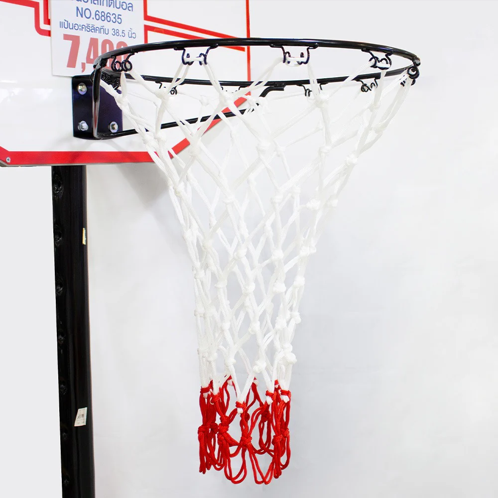 FBT ตาข่ายห่วงบาสเก็ตบอล เส้นคู่ (แพ็คคู่) 56409 - Multi color - One Size