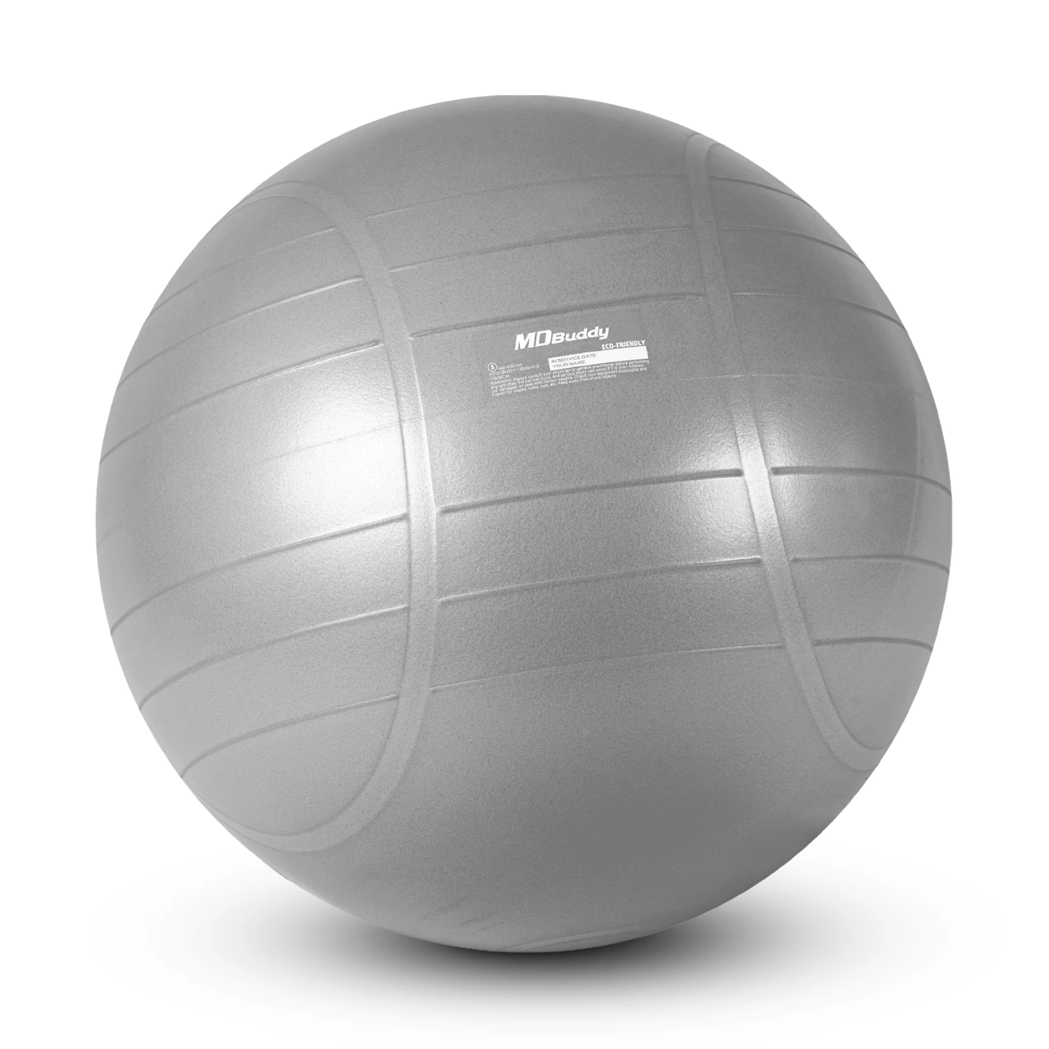 MDBuddy ลูกบอล Commercial Gym Ball ขนาด 55CM (MD1281-55MM) - Gray - ONE SIZE