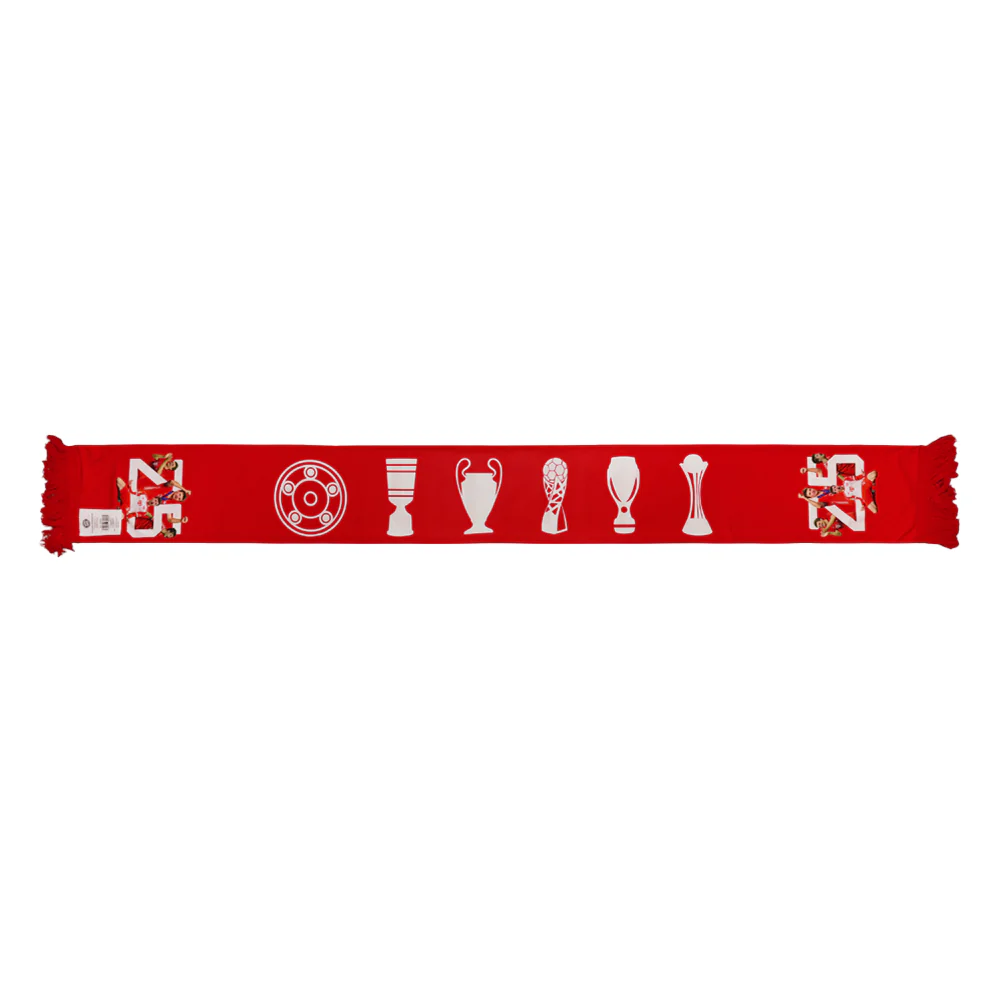 FC BAYERN MUNCHEN Thomas Muller Scarf - Red - ONE SIZE
