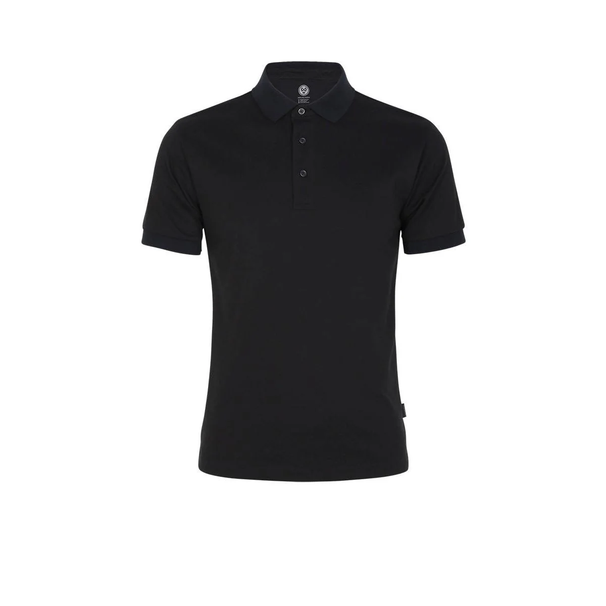 WARRIX Invisible Peaceful Unisex Polo Shirt - Black - 2L (US SIZE)