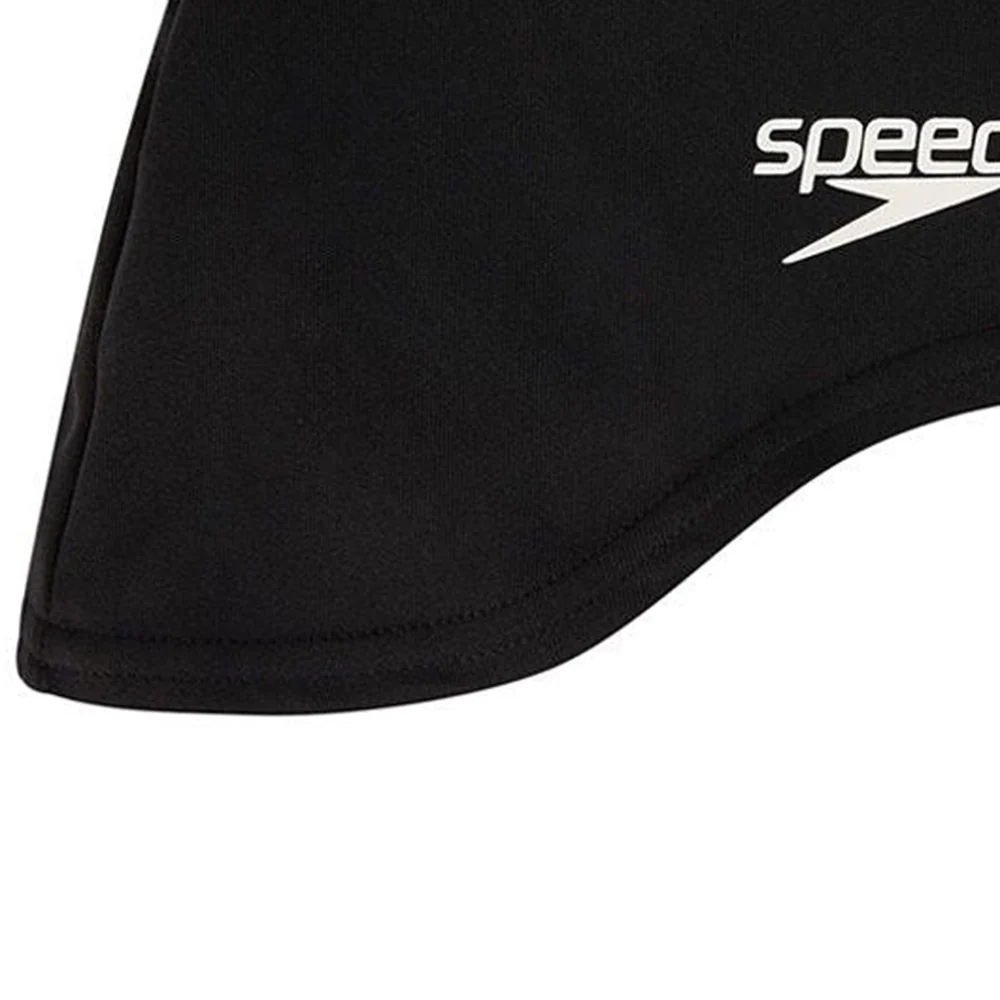 SPEEDO Polyester Kids Swimming Cap - Black - ONE SIZE