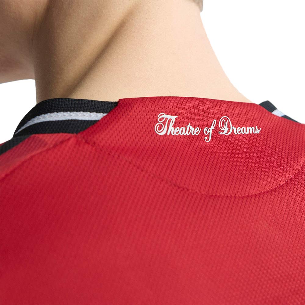 ADIDAS Men's Manchester United Home Authentic 2025/26 Long Sleeve Jersey - Red - 2XL (UK SIZE)