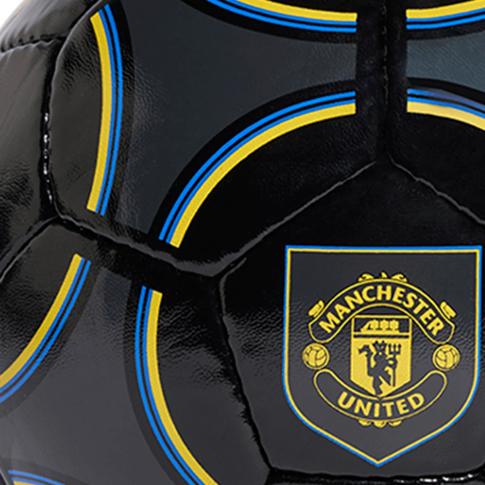 ADIDAS Manchester United Third Football Ball - Black - ONE SIZE