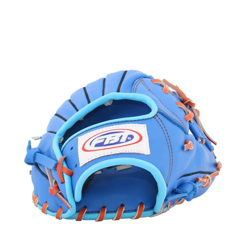 FBT Softball Gloves ถุงมือซอฟบอล I-Web 11.25 นิ้ว หนังแท้ Blue 74428 - Blue - One size