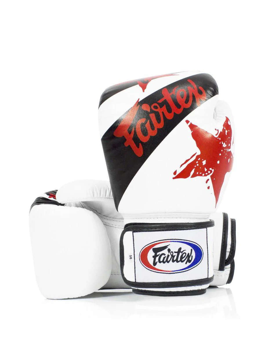 Universal Gloves "Tight-Fit" Design-Nation Prints Collection - White - White - 10 oz