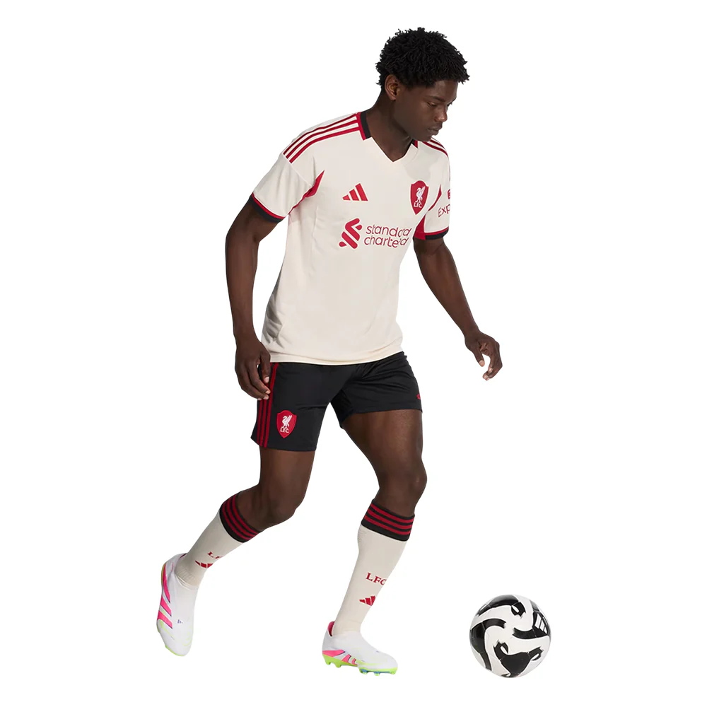 ADIDAS Men's Liverpool FC Away 2025/26 Football Shorts - Black - 2XL (UK SIZE)