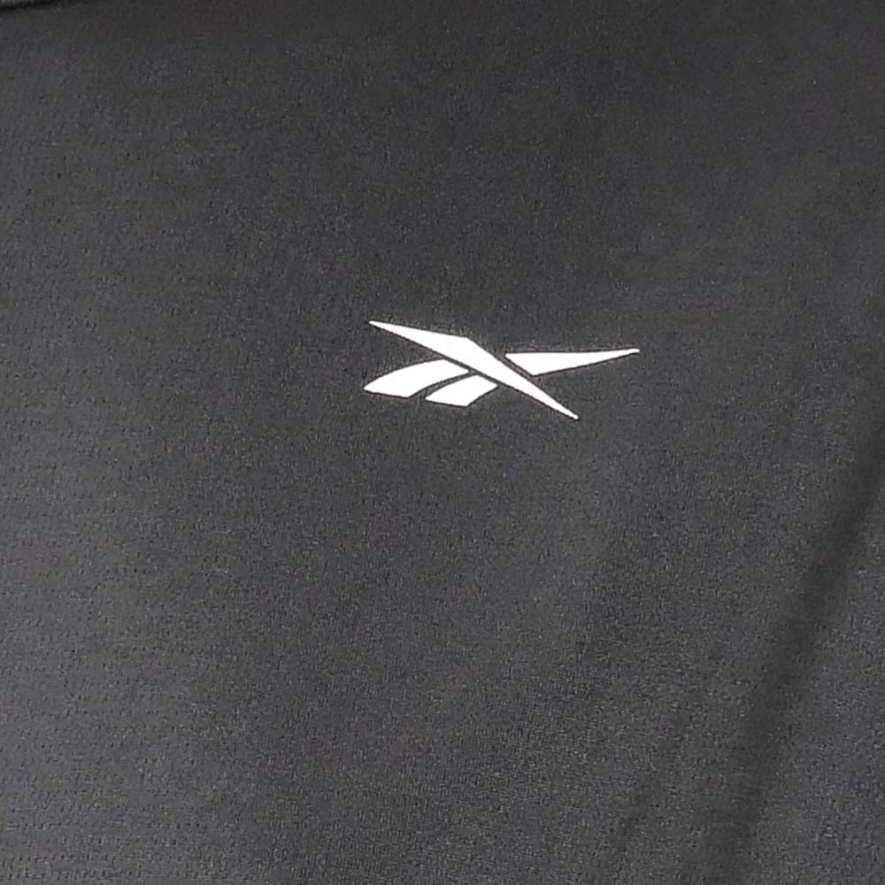 REEBOK ID Basketball Oversize Mesh Crop Women's Training T-Shirt - Black - L (US SIZE)