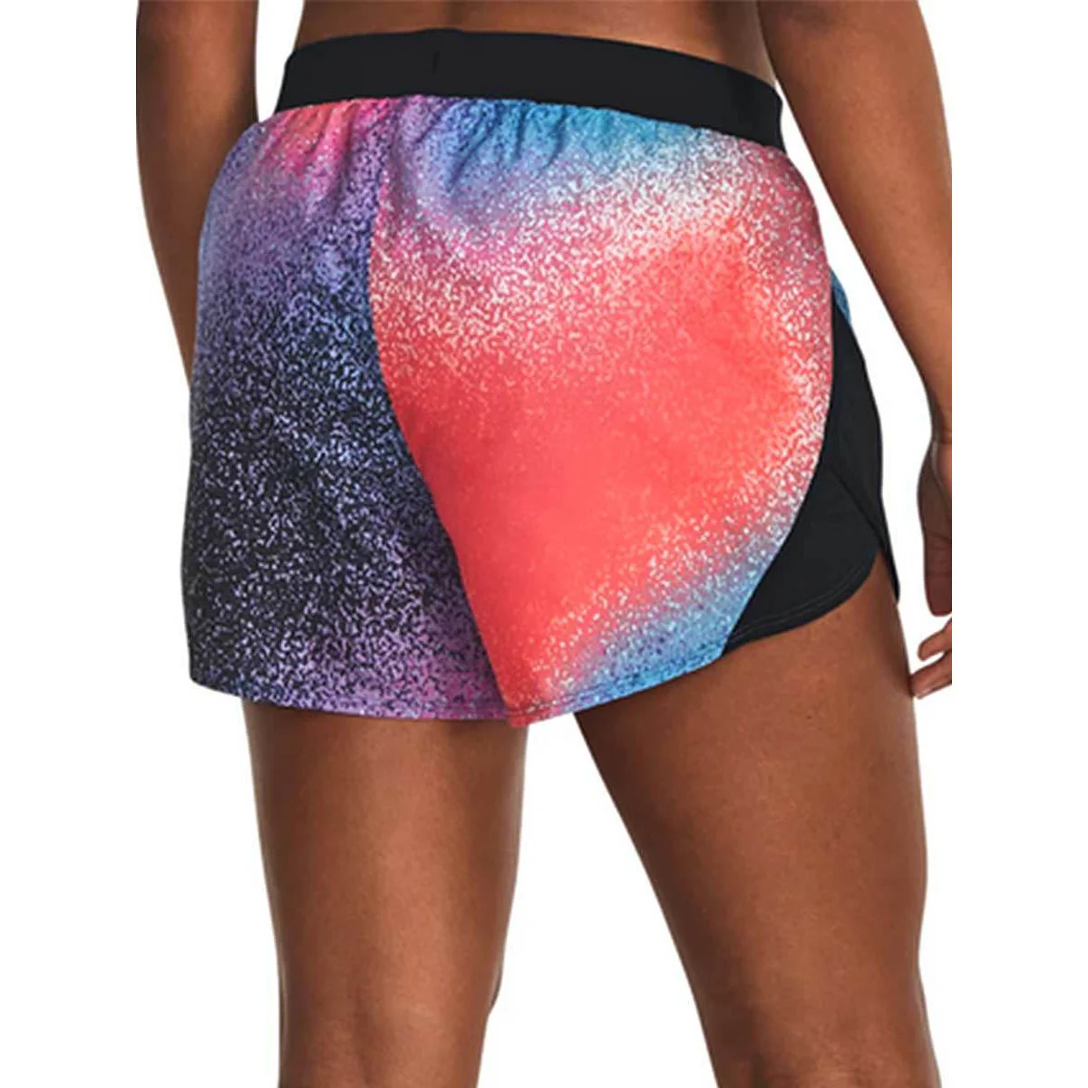 UNDER ARMOUR Fly-By 2.0 Printed Women's Running Shorts - Blue - L (US SIZE)
