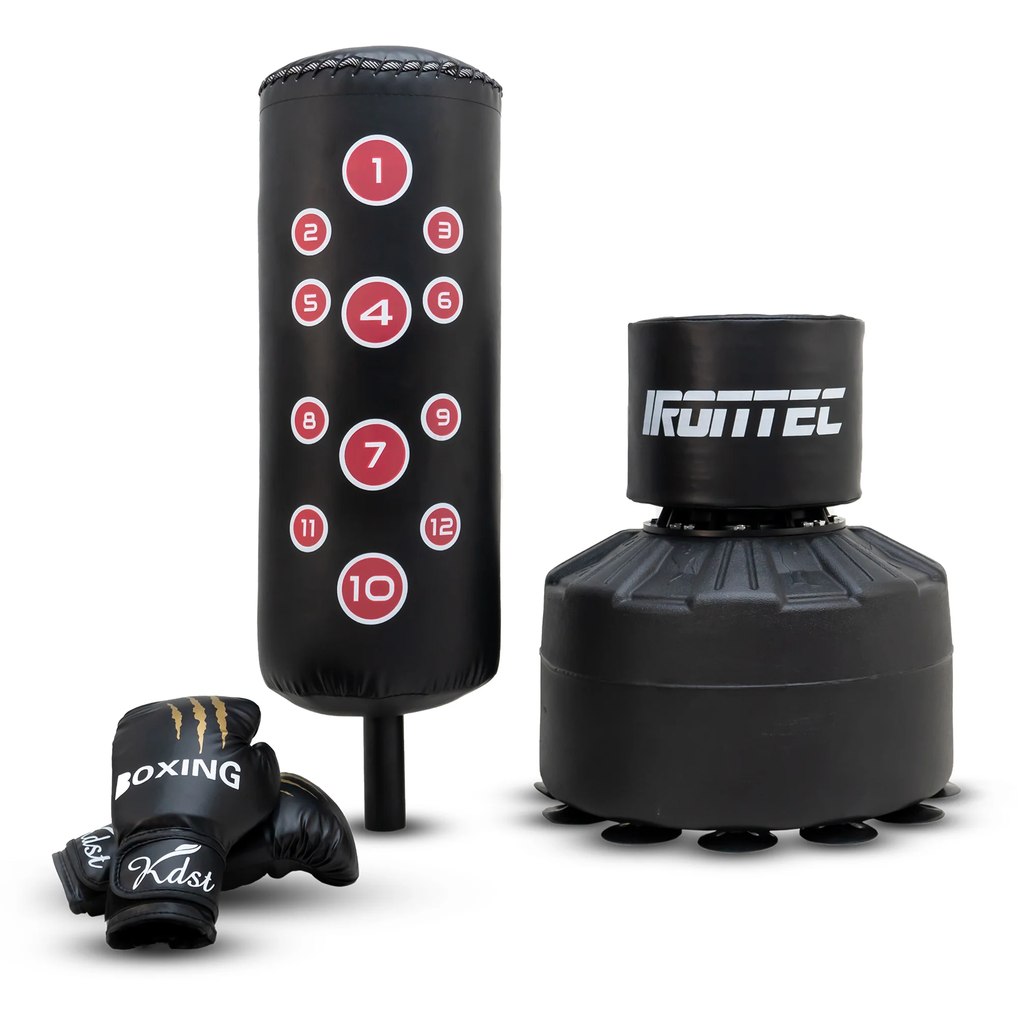 กระสอบทราย ตั้งพื้น FIGHT KIDS - Black - ONE SIZE