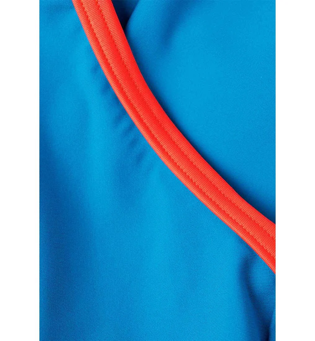 SPEEDO Boom Logo Placement Flyback Girls Swimsuit - Blue - 11-12 YEARS