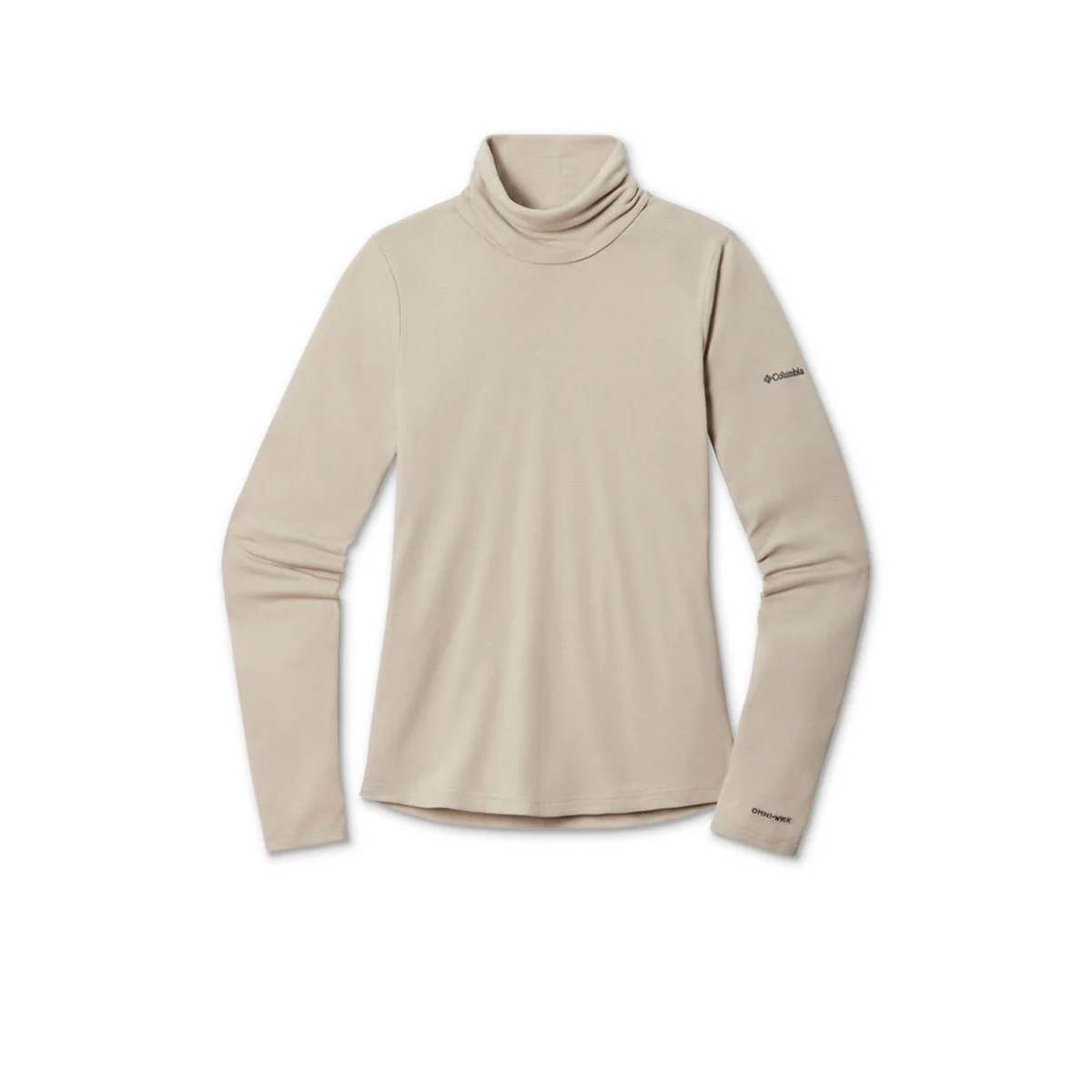 COLUMBIA Boundless Trek Turtleneck Long Sleeve Women's Sweatshirt - Beige - 2XL (US SIZE)