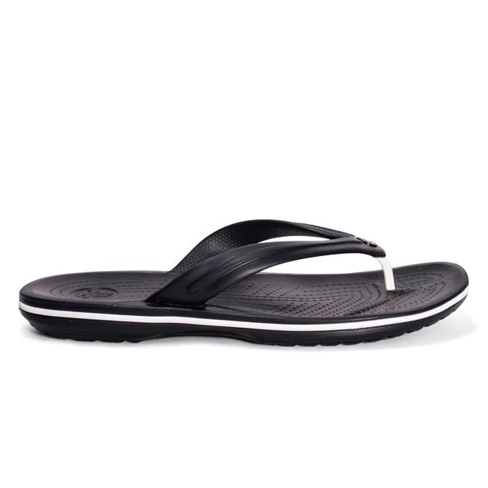 CROCS Crocband Flip Unisex Sandals - Black - US M10/W12