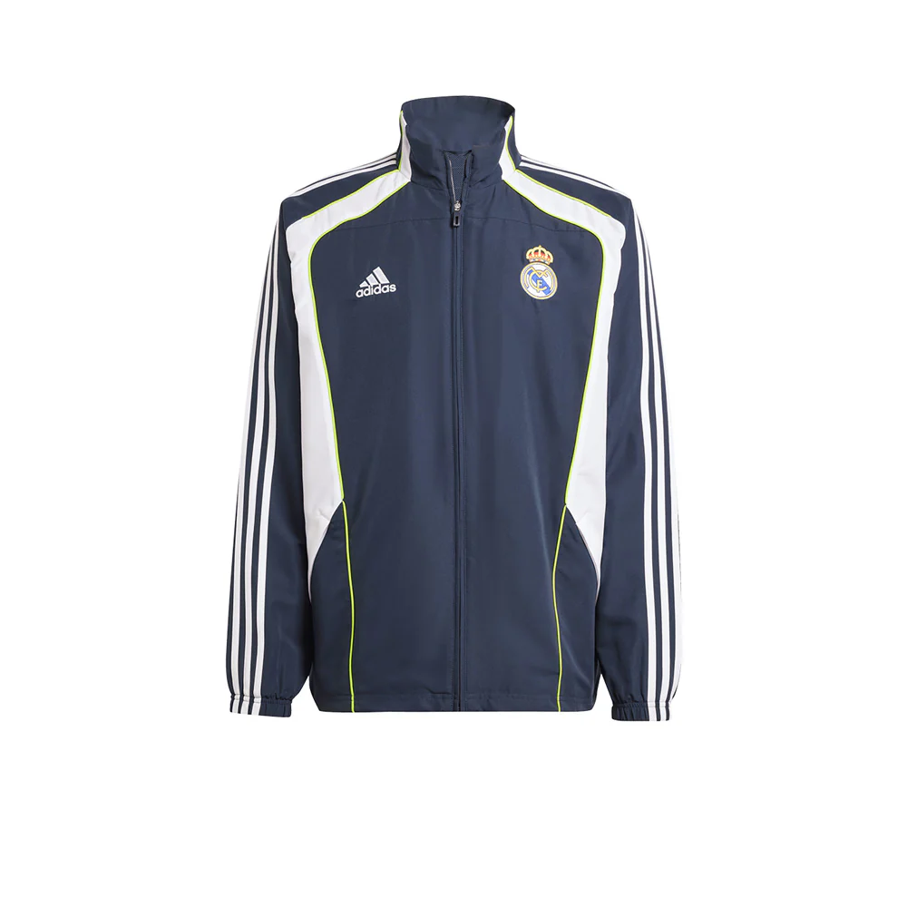 ADIDAS Real Madrid UBP Track Men's Football Jacket - Blue - 2XL (UK SIZE)