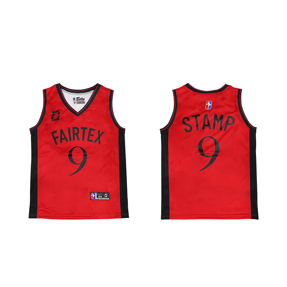 Fairtex Basketball Jersey - JS33 - Red - Red - L