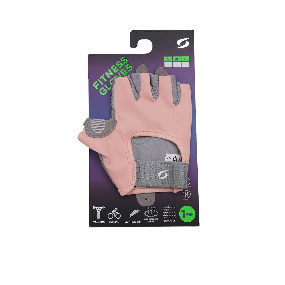 S SPORTS SG604 Women's Training Gloves - Pink - L (US SIZE)