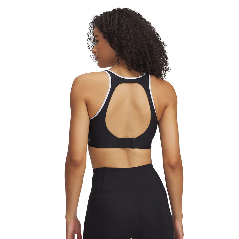 UNDER ARMOUR Infinity Mid Piped Women's Sports Bra - Black - L (US SIZE)