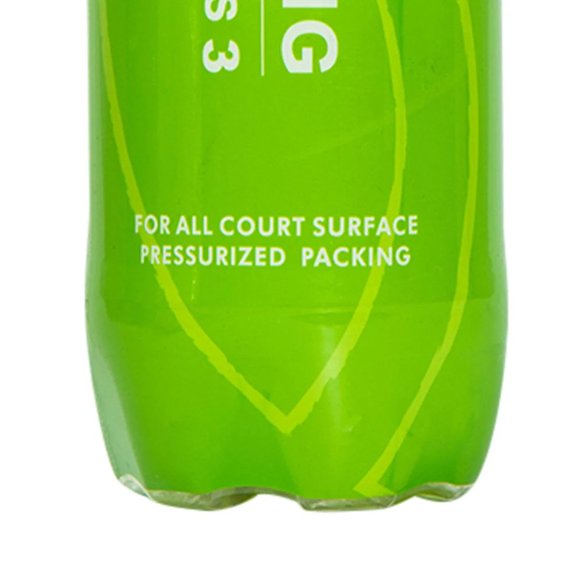 S SPORTS SPQ123TENNIS6 Tennis Balls (3 Balls) - Green - ONE SIZE