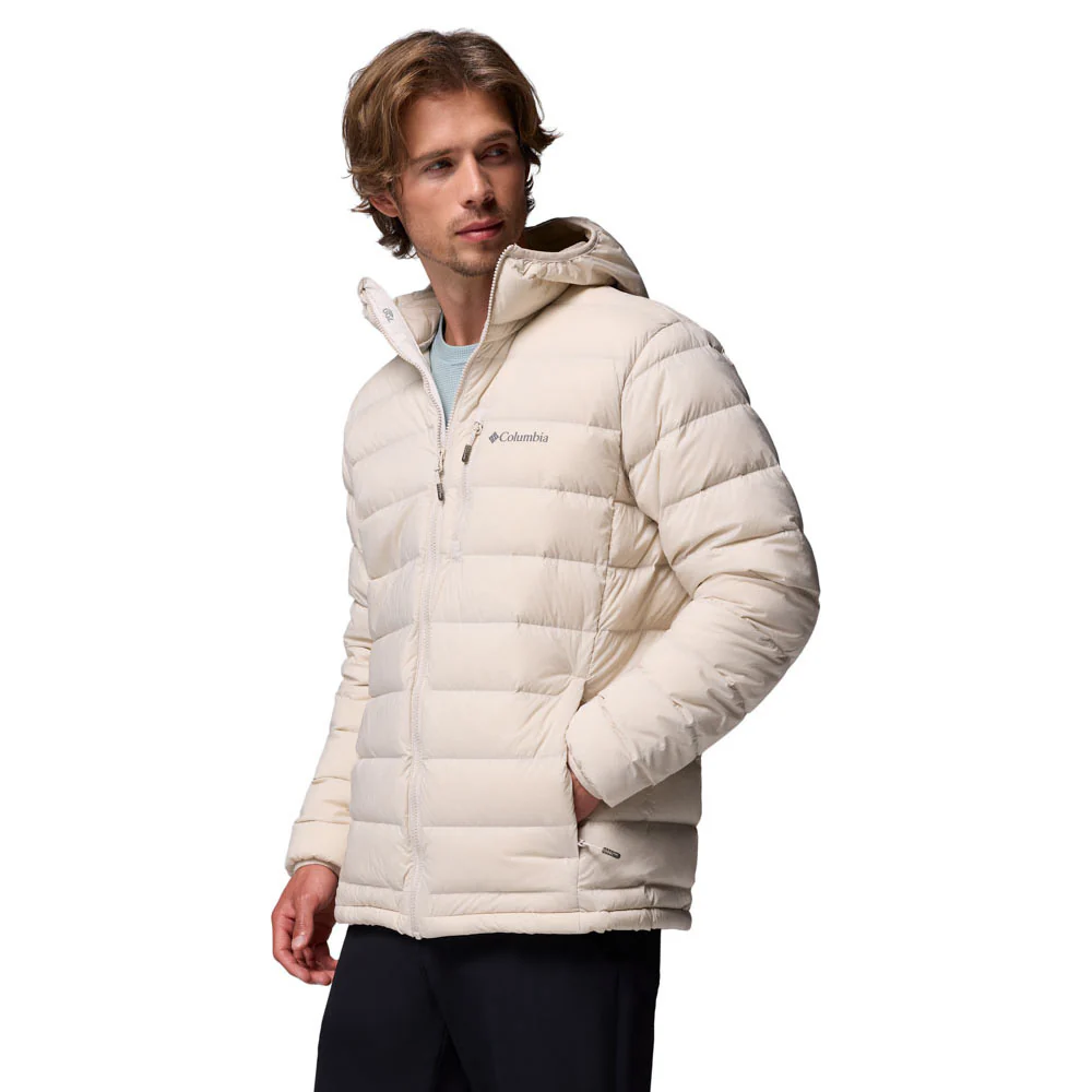 COLUMBIA Drift Peak™ Stretch Down Hooded Men's Jacket - Beige - 2XL (US SIZE)