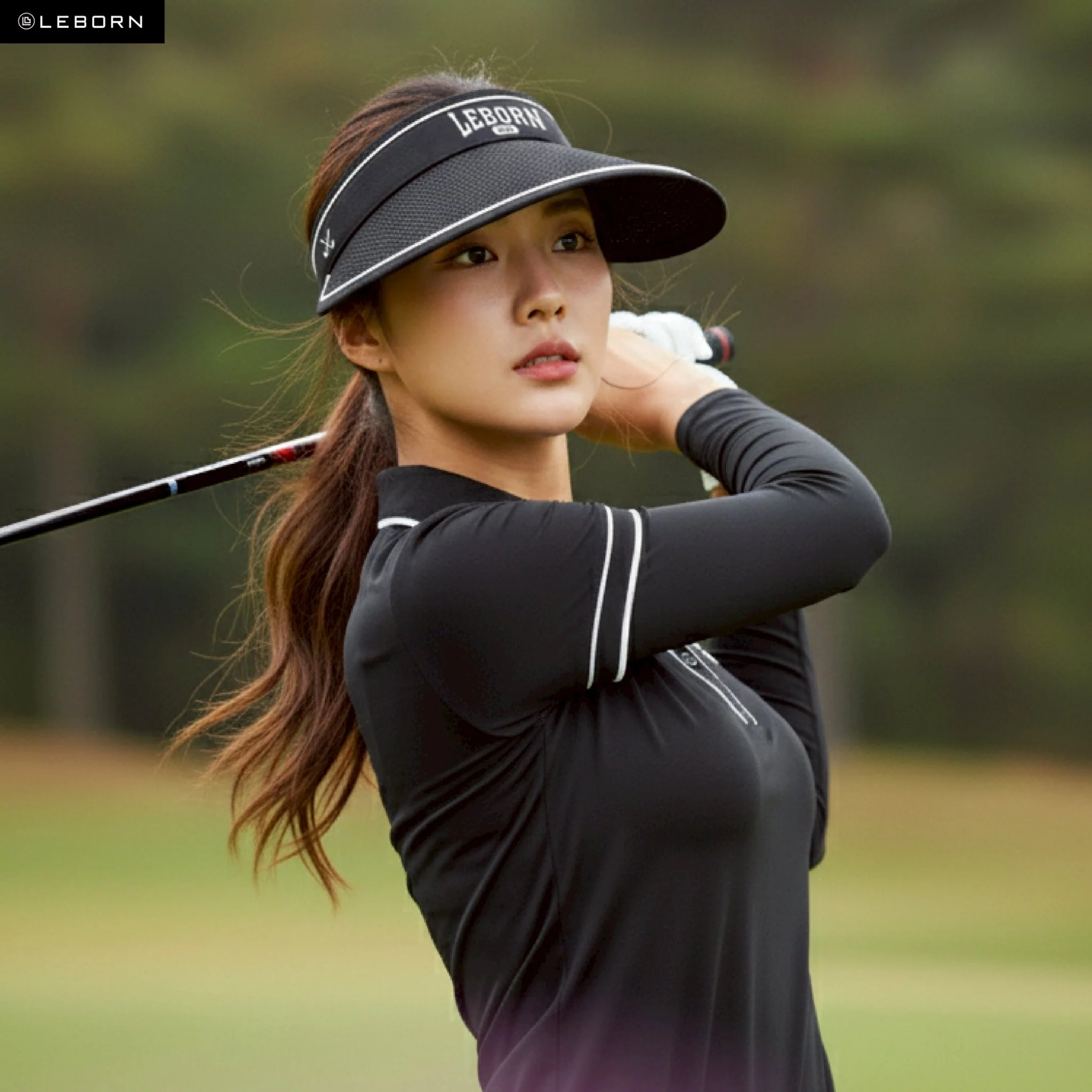 LEBORN หมวก VISOR รุ่น NEO CLASSIC - Multi color - Free Size - Black