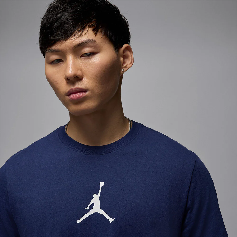 NIKE Jordan Jumpman Men's Basketball T-Shirt - Blue - L (US SIZE)