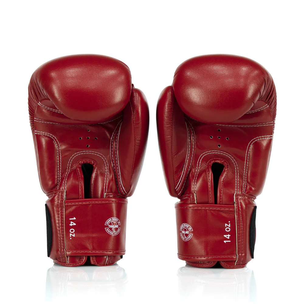 Fairtex Amateur Boxing Gloves - Red - Red - 10 oz