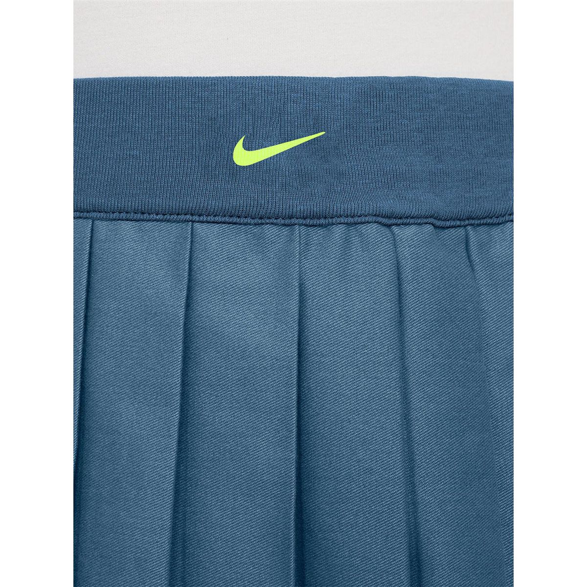 NIKE Sportswear Pleated Girls Skirt - Blue - L (US SIZE)