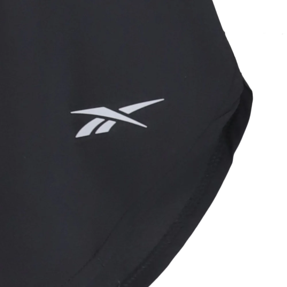 REEBOK 2 In 1 Women's Running Shorts - Black - L (US SIZE)