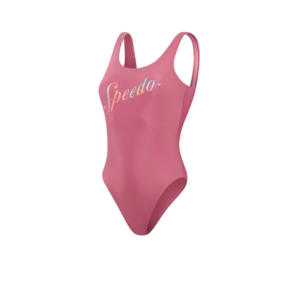 SPEEDO Printed Logo Deep U Back One Piece Women's Swimsuit