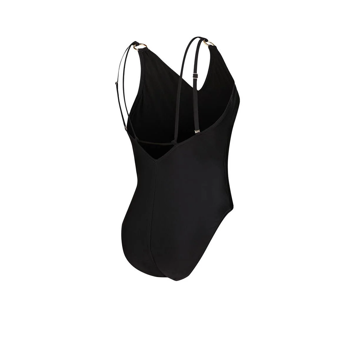 SPEEDO Shaping Strappy One Piece Women's Swimsuit - Black - UK 32