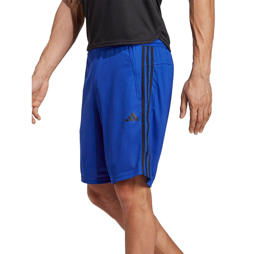 ADIDAS Train Essentials Piqué 3-Stripes Men's Training Shorts - Blue - 2XL (ASIAN SIZE)
