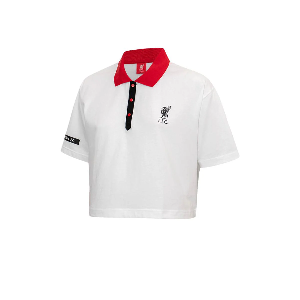 LFC Crop Women's Polo Shirt - White - 2XL (UK SIZE)