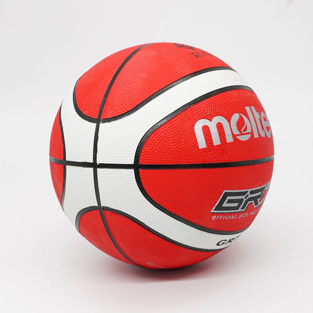 Molten บาสเกตบอล BGR7-RW บาสยาง ลูกบาส เบอร์7 มีมอก. - Red - Basketball size 7