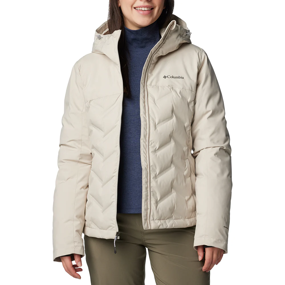 COLUMBIA Grand Trek™ III Waterproof Hooded Down Women's Jacket - Beige - 2XL (US SIZE)